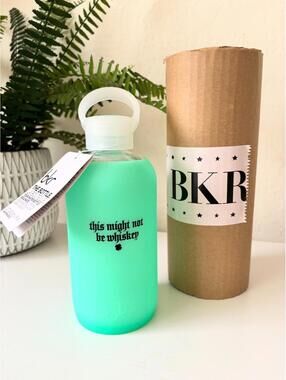 BKR Jules 500mL Glass Water Bottle “This Might Not Be Whiskey” St Patrick’s Day